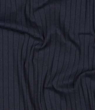 navy - subtly ribbed knit