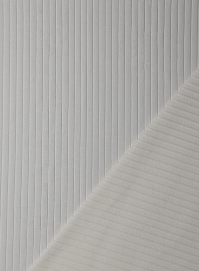ecru - subtly ribbed knit
