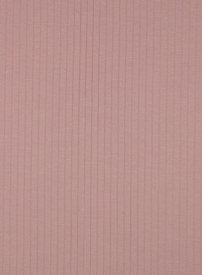 dusty pink - subtly ribbed jersey