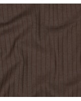 bruin - subtiel geribbelde tricot