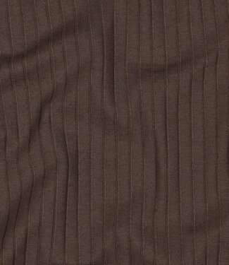 brown - subtly ribbed knit