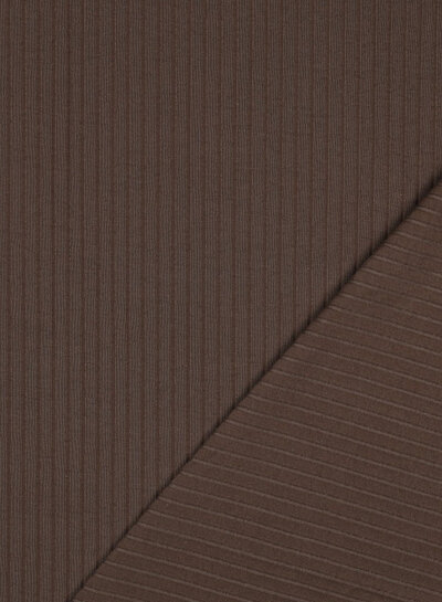 brown - subtly ribbed knit