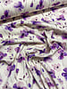 Swafing purple flowers - ribbed jersey