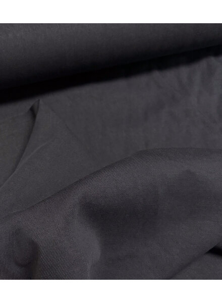 Signature sandwashed  lyocell gabardine twill - licht rekbaar - marineblauw