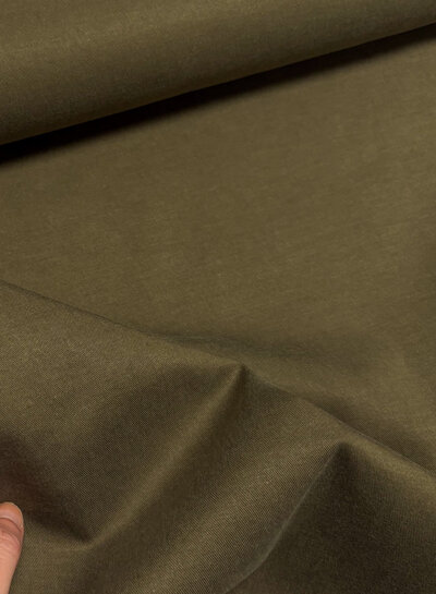 Signature sandwashed lyocell gabardine twill - slightly stretchy - khaki