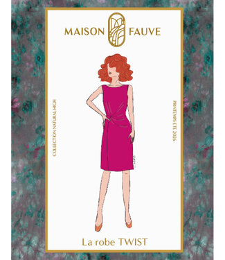 Maison Fauve The Twist dress - sewing pattern - English and French instructions