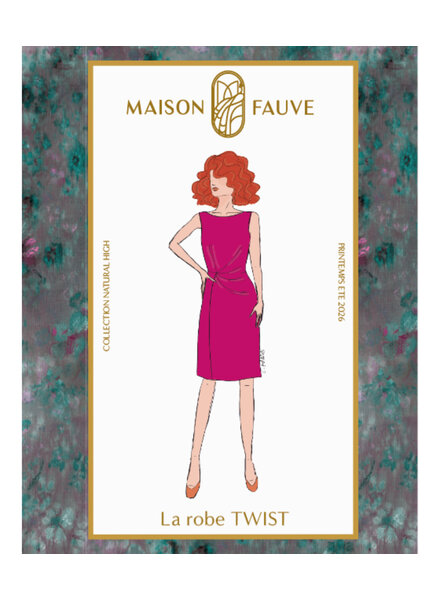 Maison Fauve The Twist dress - sewing pattern - English and French instructions