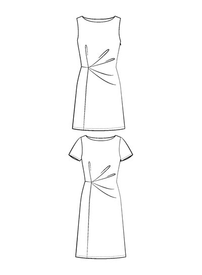 Maison Fauve The Twist dress - sewing pattern - English and French instructions
