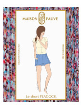 Maison Fauve Le short PEACOCK - naaipatroon - Engels en Franse instructies