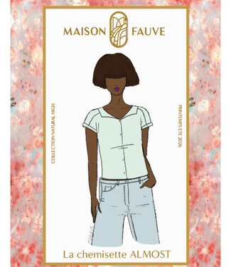 Maison Fauve The ALMOST chemisette sewing pattern - English and French instructions