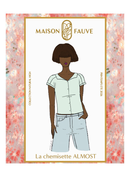 Maison Fauve The ALMOST chemisette sewing pattern - English and French instructions