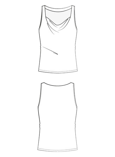 Maison Fauve The LIONESS top - sewing pattern - English and French instructions