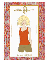 Maison Fauve Le top LIONESS - naaipatroon - Engels en Franse instructies