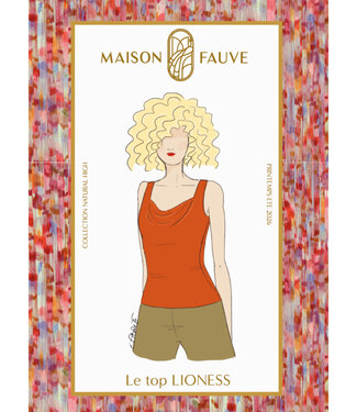 Maison Fauve The LIONESS top - sewing pattern - English and French instructions