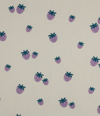 natural - berries - cotton (GOTS)