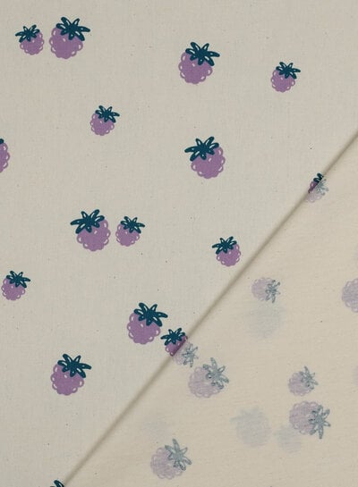 natural - berries - cotton (GOTS)