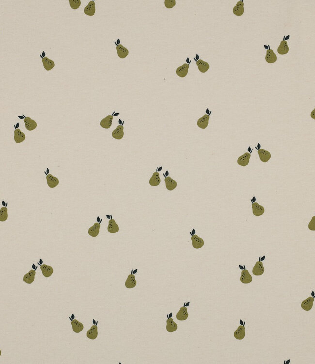 kleine groene peertjes - zachte tricot