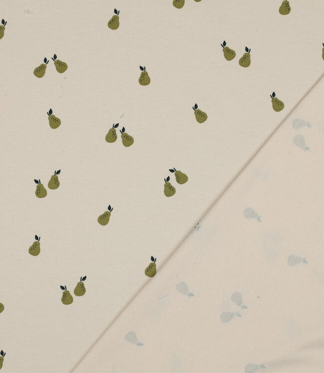 kleine groene peertjes - zachte tricot