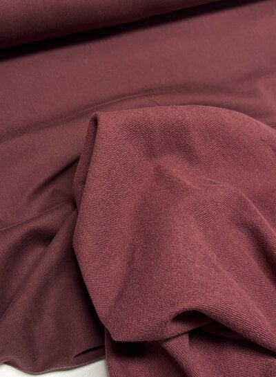 burgundy - lyocell cotton terry