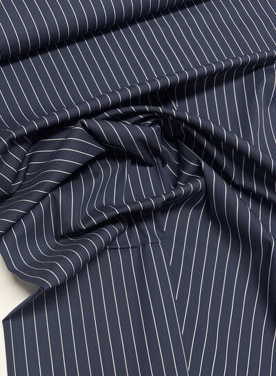 Madeline pine stripe - navy shirt cotton