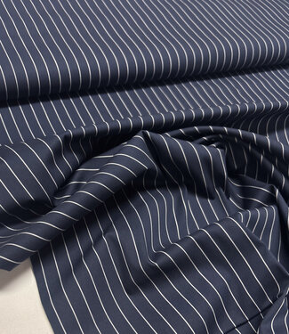 Madeline pine stripe - marine hemdenkatoen