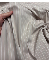 Madeline pine stripe - beige hemdenkatoen