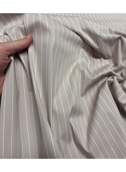 Madeline pine stripe - beige shirt cotton