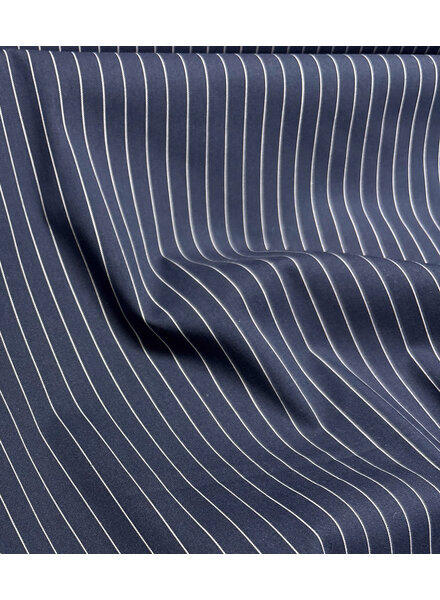 Madeline pine stripe 2 - navy with white stripes - shirt cotton