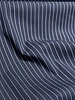 Madeline pine stripe 2 - navy with white stripes - shirt cotton