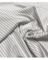 Madeline pine stripe 2 - wit hemdenkatoen