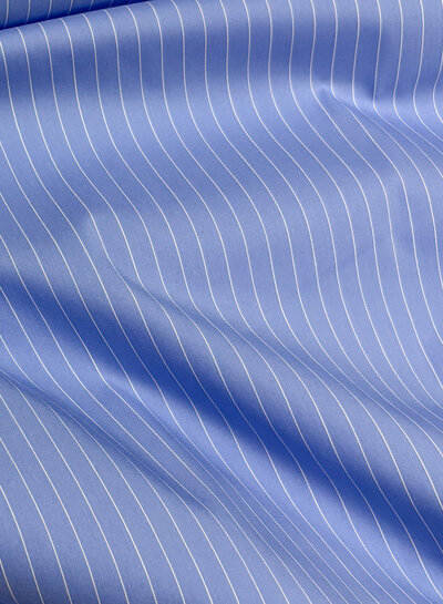 Madeline pine stripe - light blue blue shirt cotton