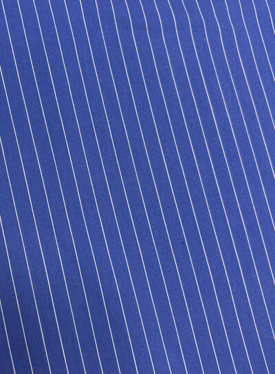 Madeline pine stripe 2 - blauw hemdenkatoen