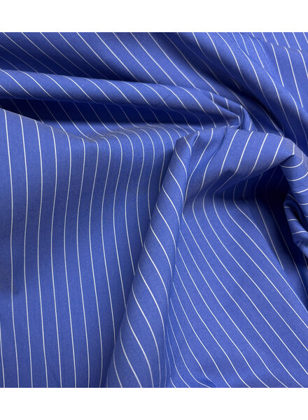 Madeline pine stripe 2 - blue shirt cotton