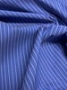 Madeline pine stripe 2 - blauw hemdenkatoen