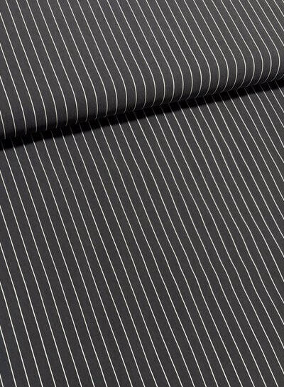 Madeline pine stripe - antraciet hemdenkatoen