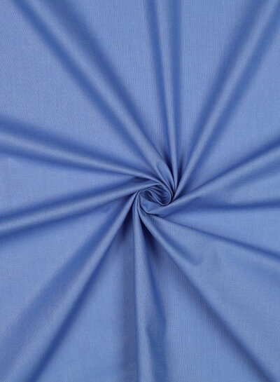 Madeline dark sky blue plain cotton 112