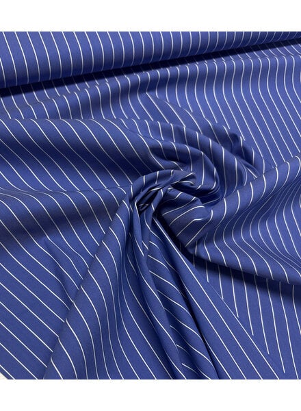 Madeline pine stripe - blauw hemdenkatoen
