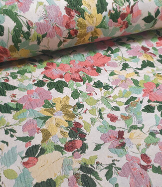 lily flowers - woven jacquard
