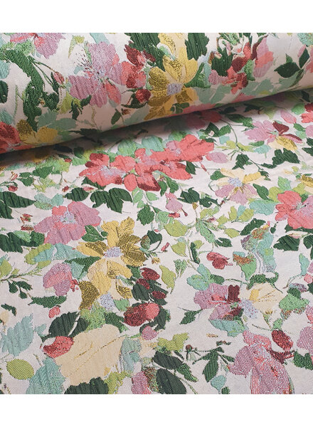 lily flowers - woven jacquard