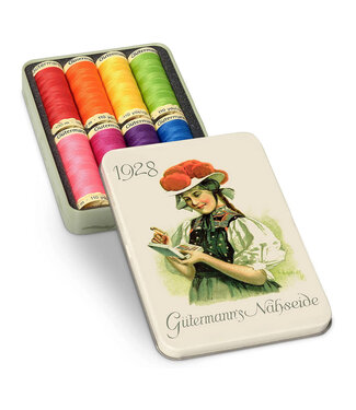 Gutermann Nostalgia yarn box 1928 - 8 cones bright