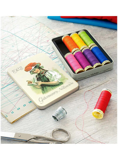 Gutermann Nostalgie garendoos 1928 - 8 conen bright