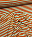 mint/roest strepen - nicky velours