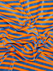 blauw/oranje strepen - nicky velours