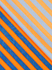 blue/orange stripes - Nicky velour