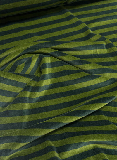 khaki/green stripes - Nicky velour