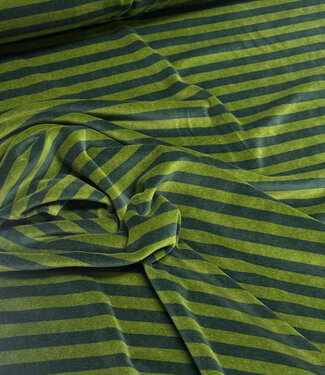khaki/green stripes - Nicky velour