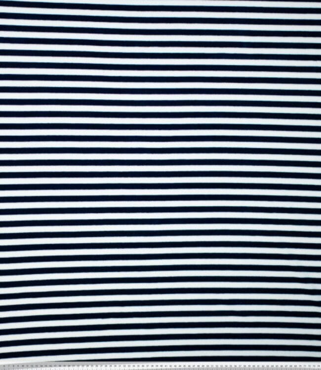 marine/ witte strepen - nicky velours