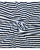 marine/ witte strepen - nicky velours
