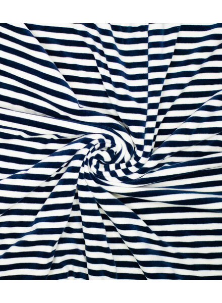 navy/ white stripes - Nicky velour