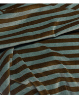 blue/brown stripes - Nicky velour